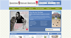 Desktop Screenshot of johnstownveterinary.com