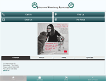 Tablet Screenshot of johnstownveterinary.com